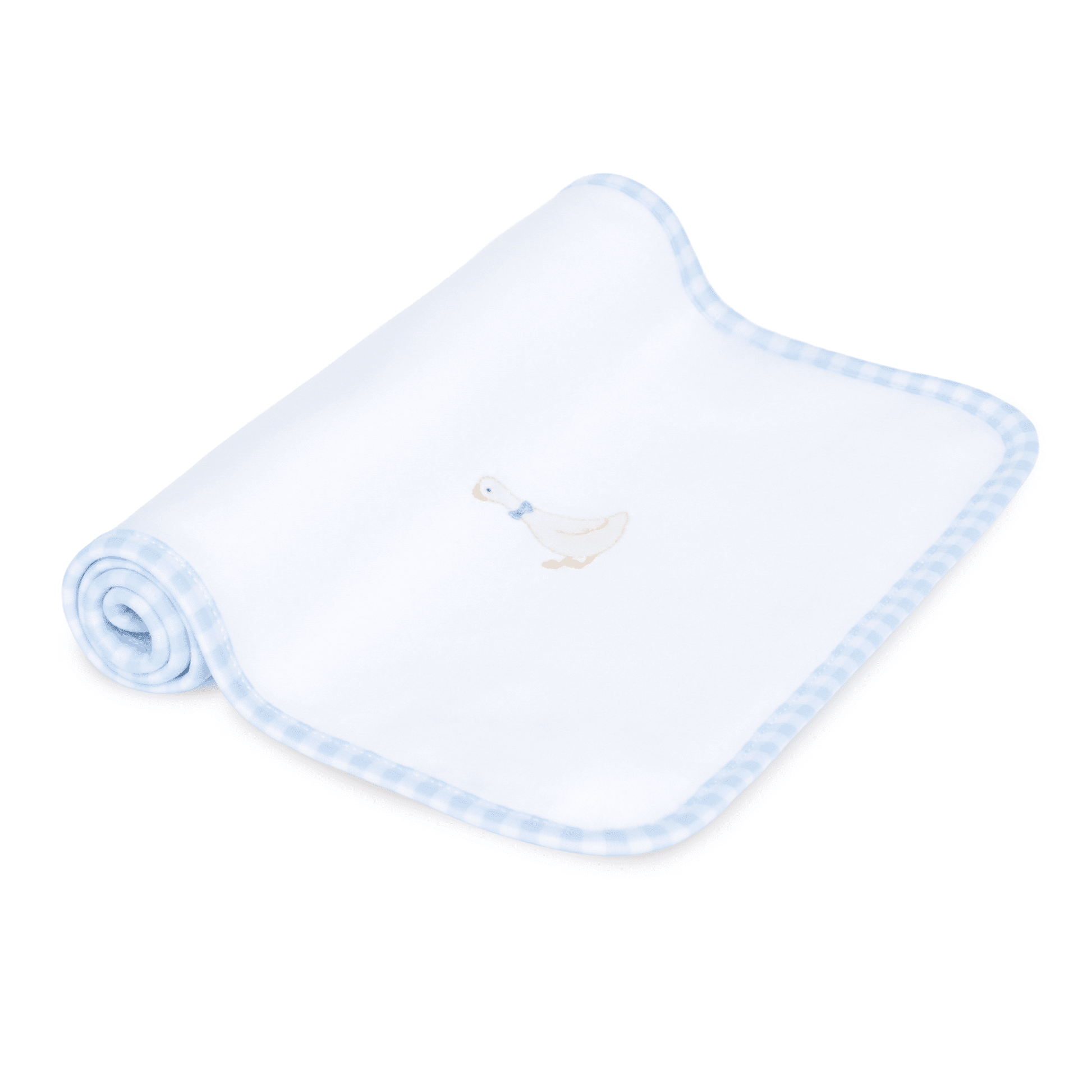 Silly Goose Burp Cloth - Light Blue - Magnolia BabyBurp Cloth