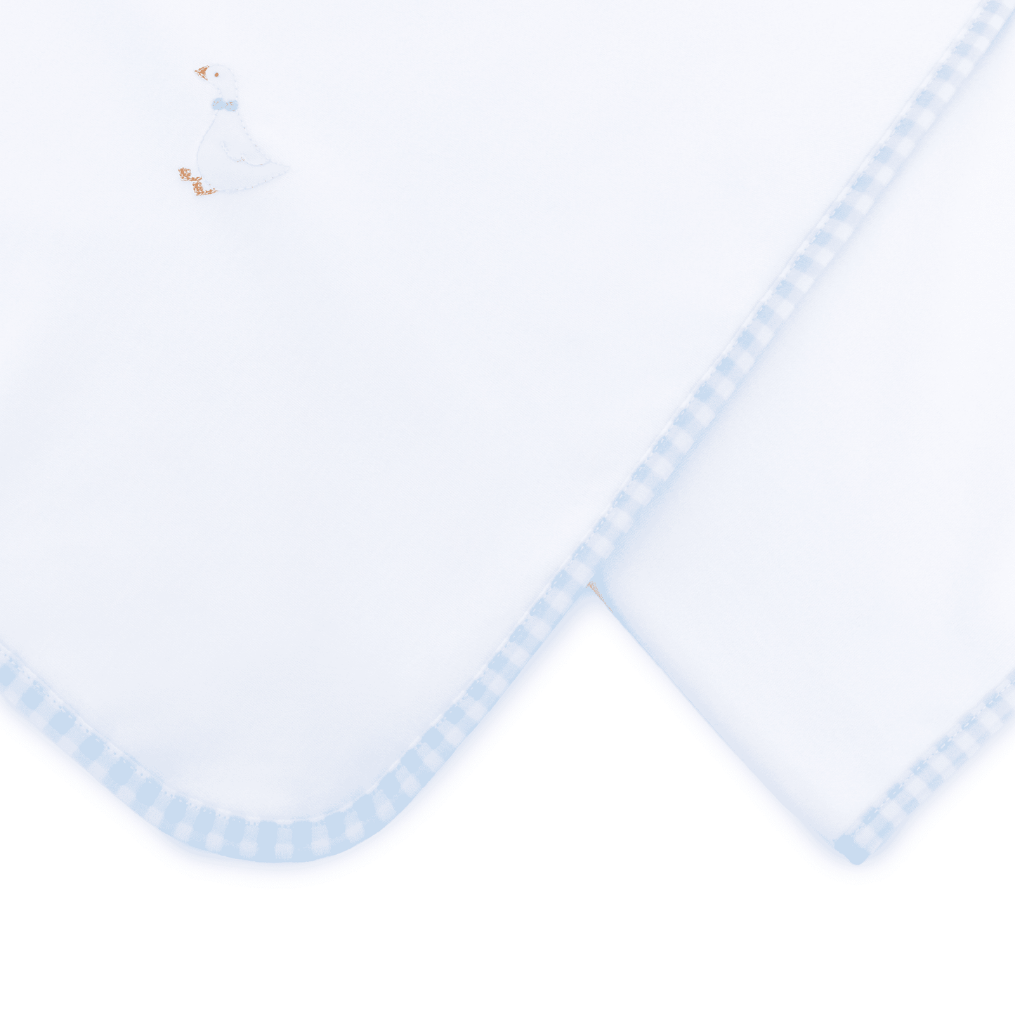 Silly Goose Burp Cloth - Light Blue - Magnolia BabyBurp Cloth