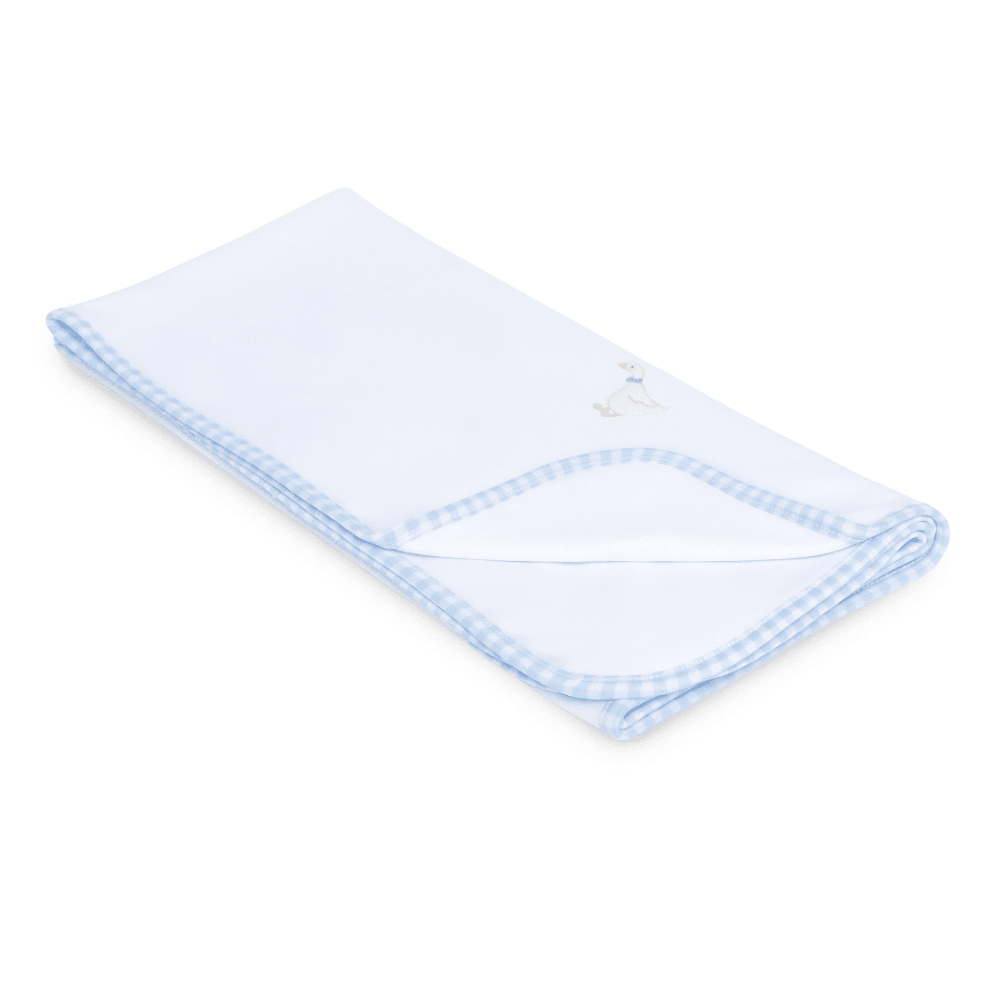 Silly Goose Burp Cloth - Light Blue - Magnolia BabyBurp Cloth