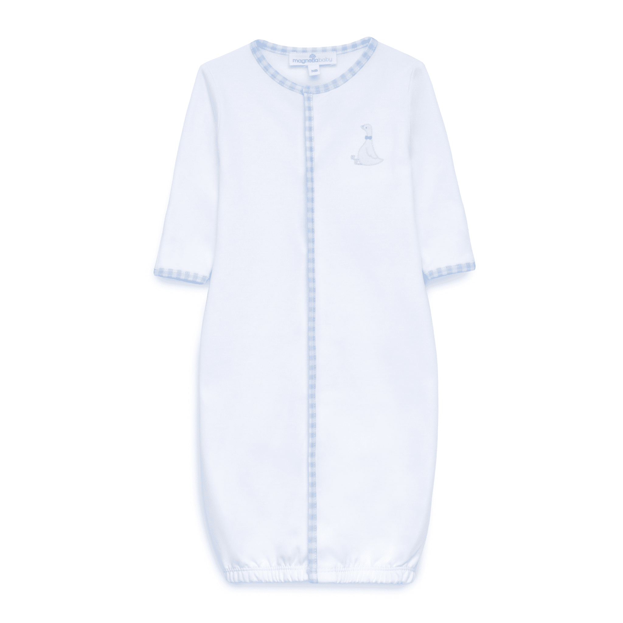 Silly Goose Converter - Light Blue - Magnolia BabyConverter Gown