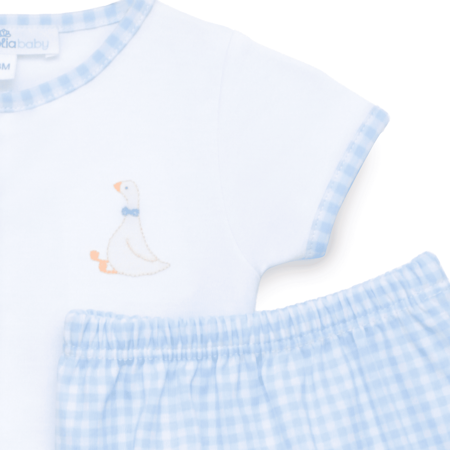 Silly Goose Diaper Cover Set - Light Blue - Magnolia BabyDiaper Cover