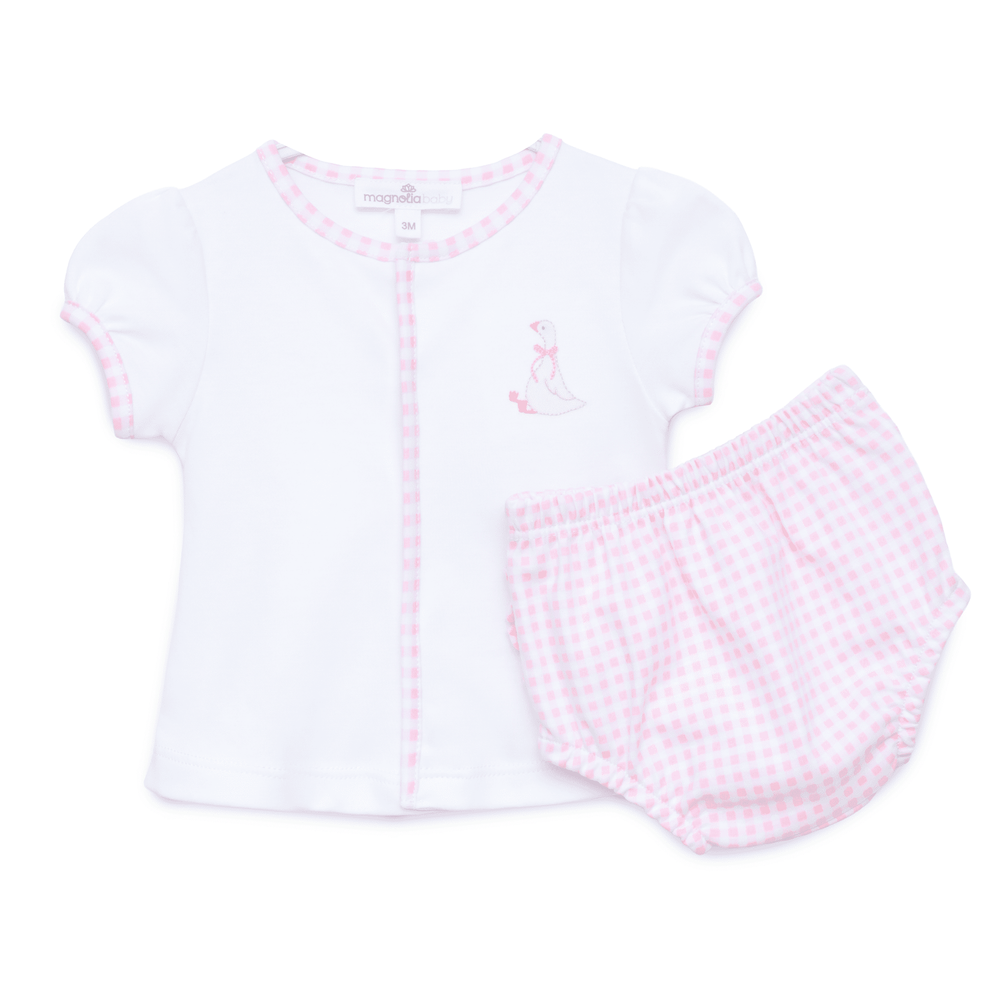 Silly Goose Diaper Cover Set - Pink - Magnolia BabyDiaper Cover