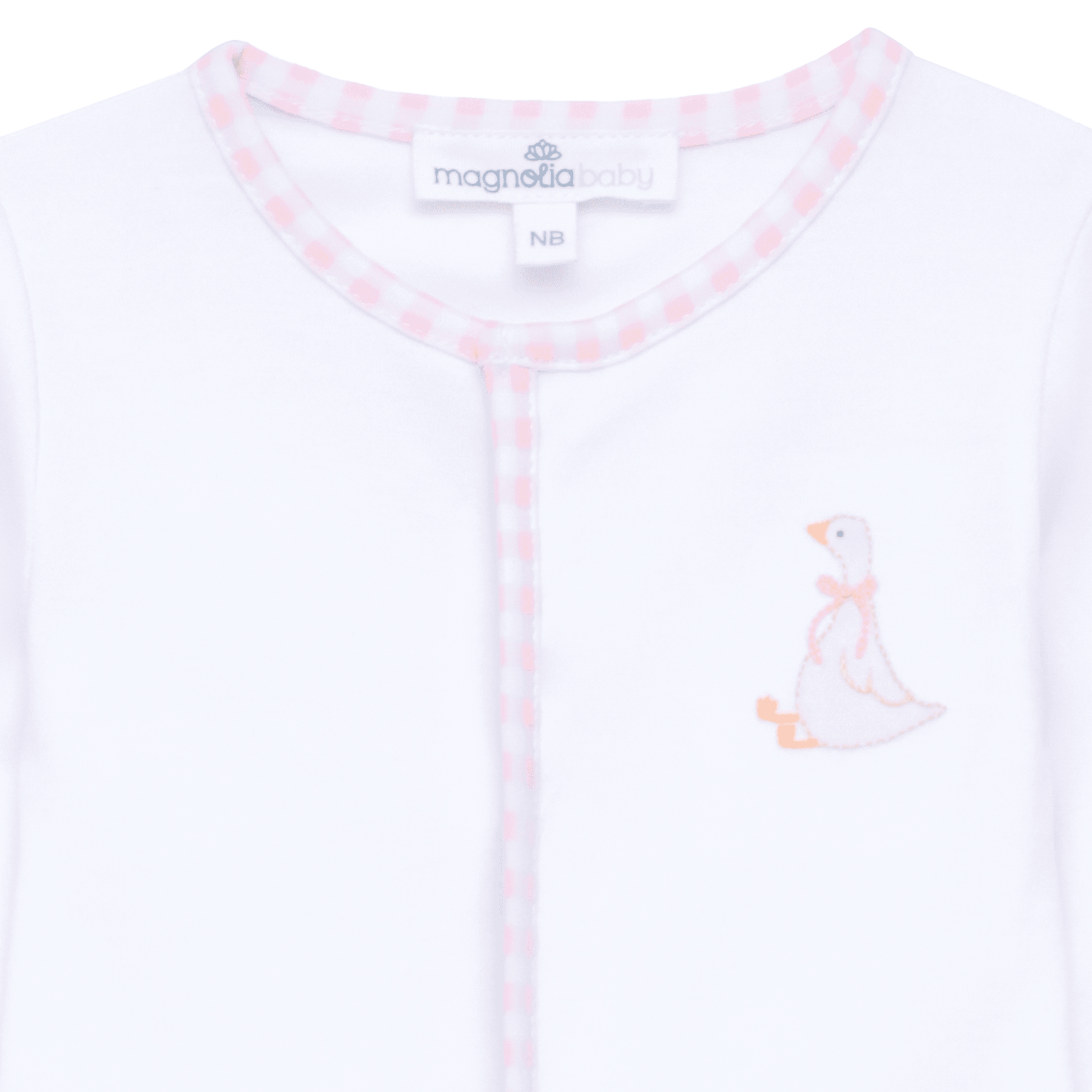 Silly Goose Footie - Pink - Magnolia BabyFootie