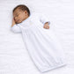 Silly Goose Gathered Gown - Light Blue - Magnolia BabyGown