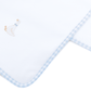 Silly Goose Receiving Blanket - Light Blue - Magnolia BabyReceiving Blanket