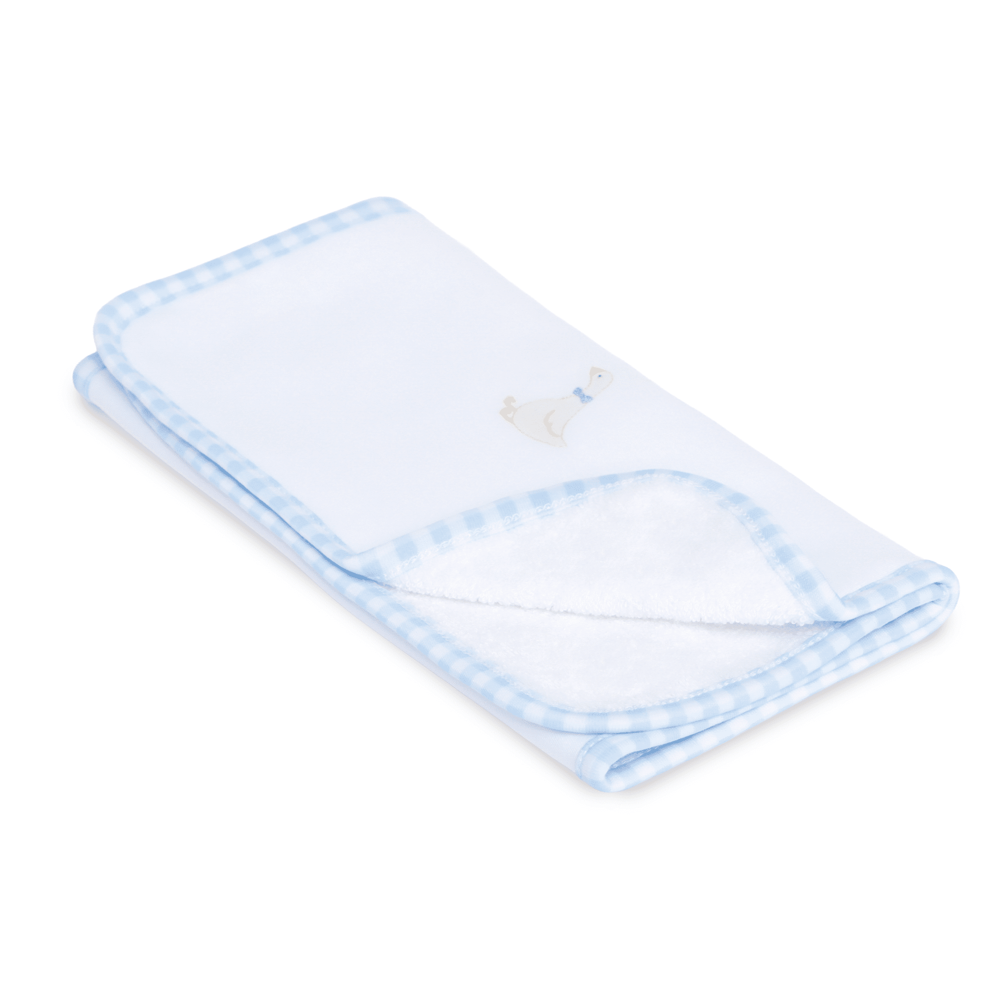 Silly Goose Receiving Blanket - Light Blue - Magnolia BabyReceiving Blanket