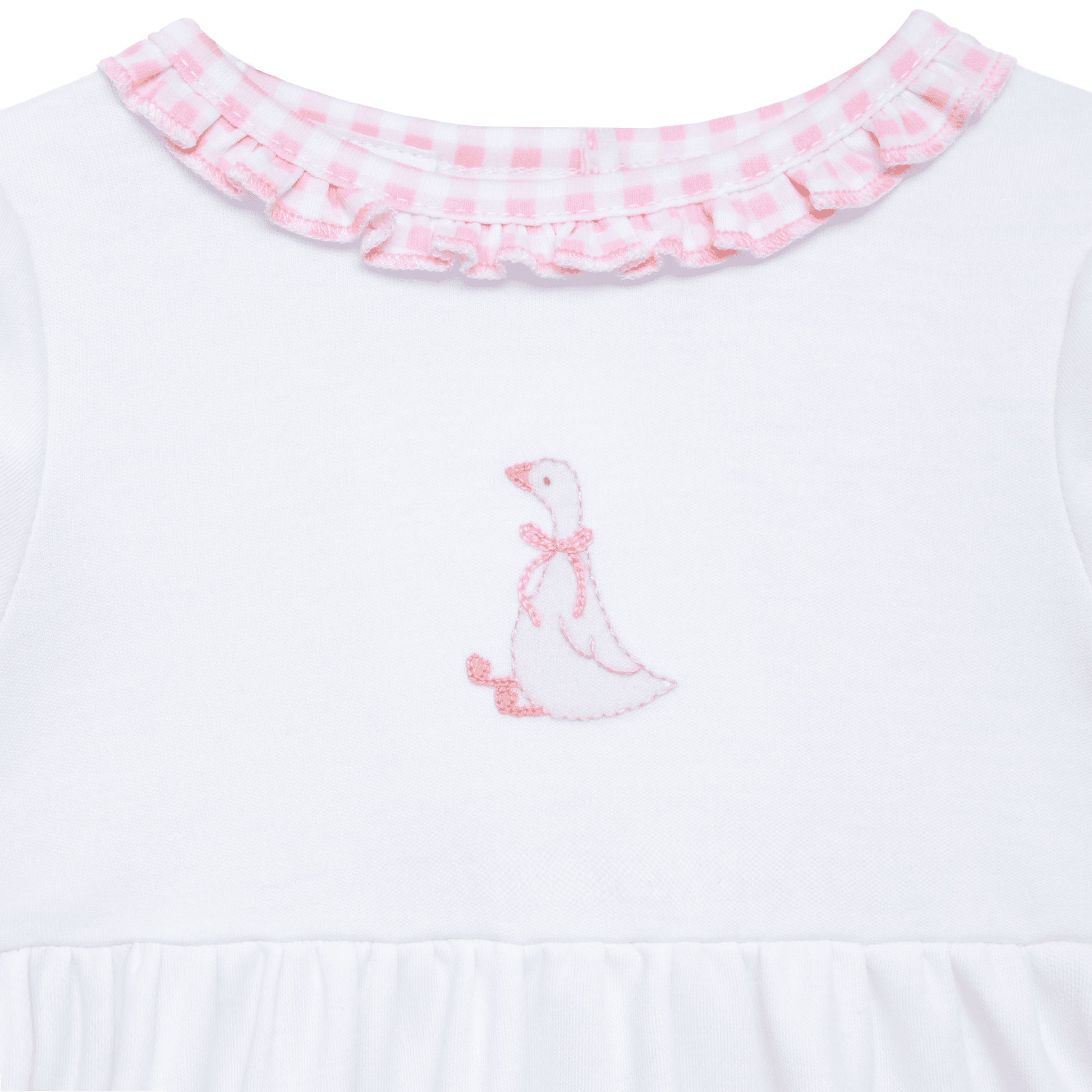 Silly Goose Ruffle Bubble - Pink - Magnolia BabyBubble