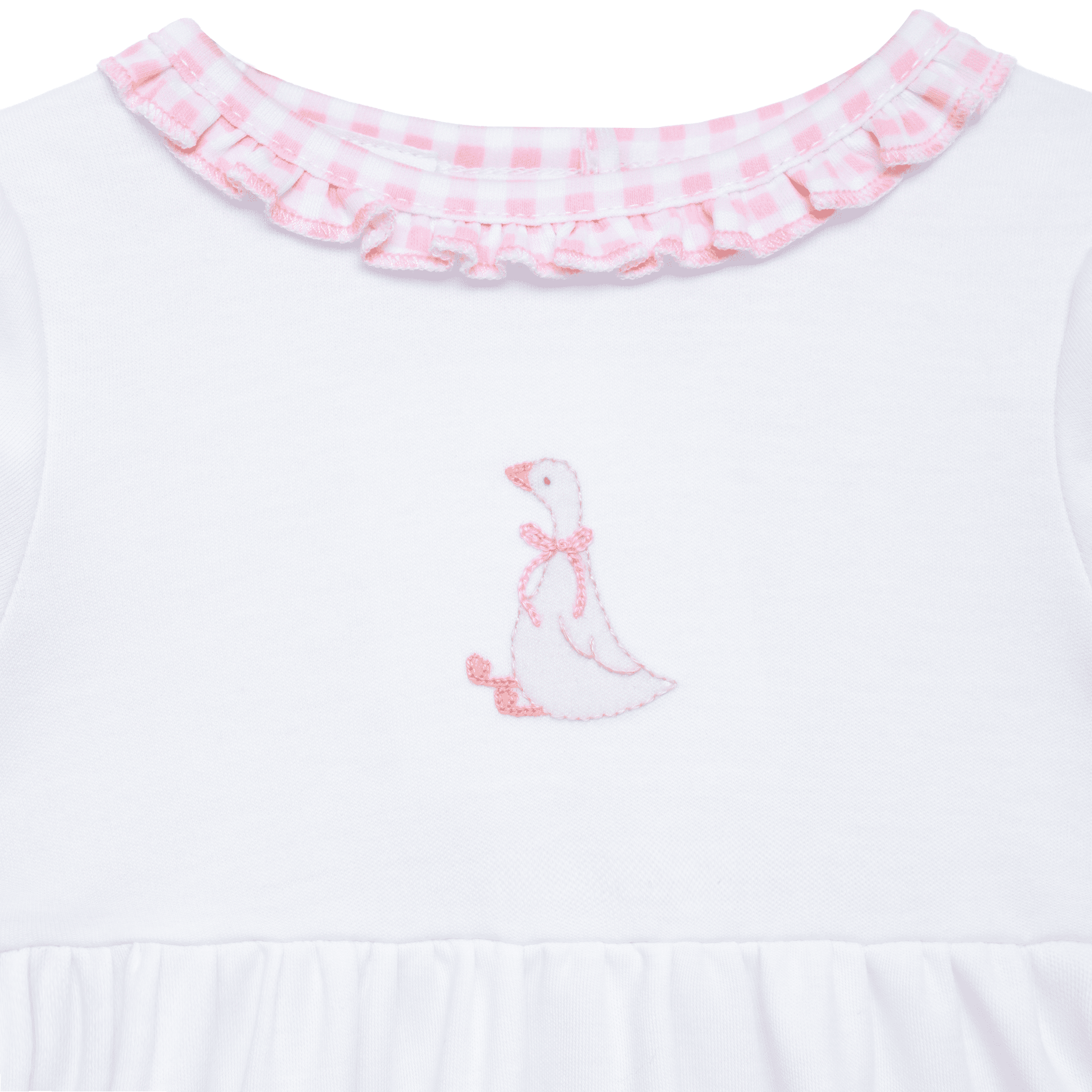 Silly Goose Ruffle Bubble - Pink - Magnolia BabyBubble