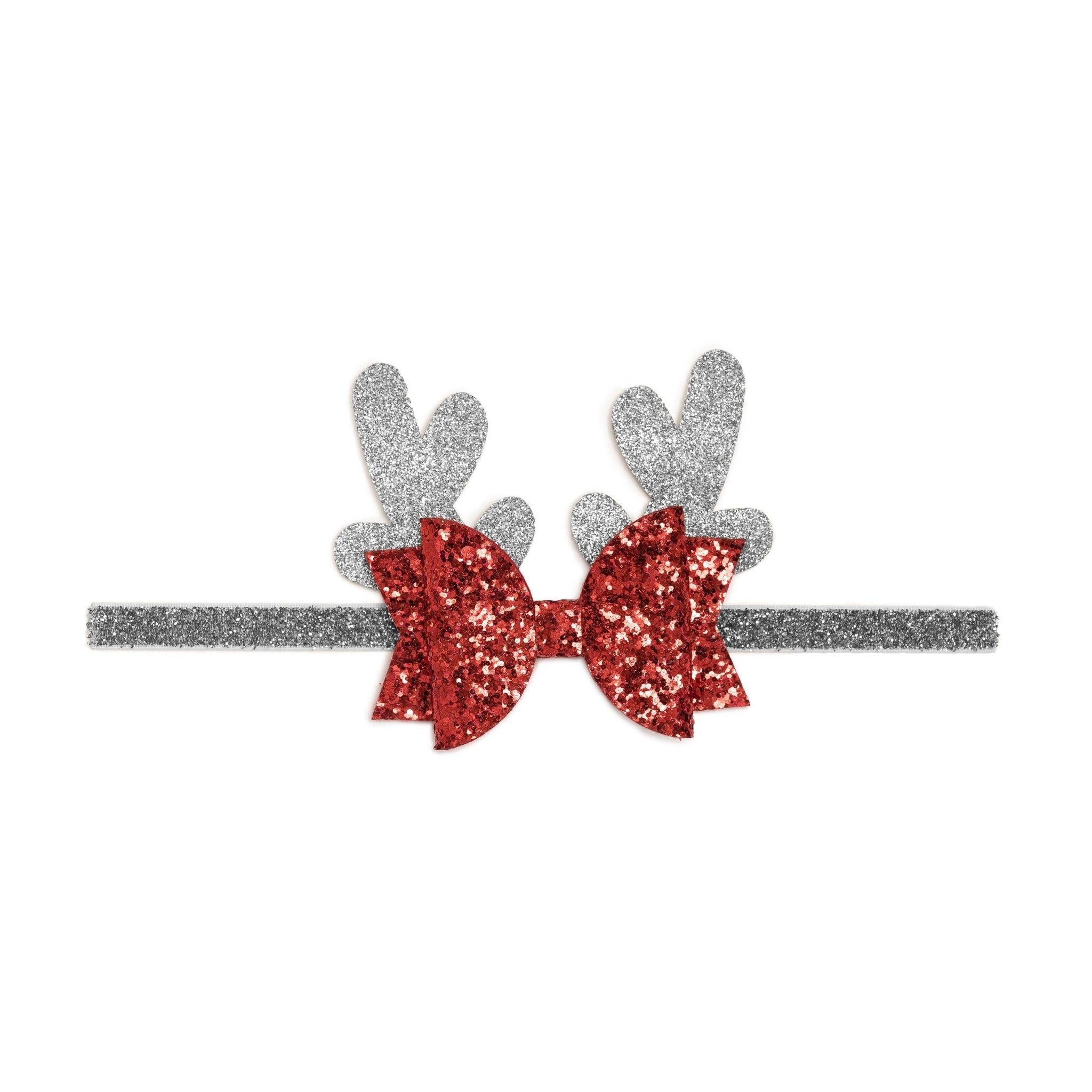 Silver Reindeer Headband - Magnolia BabyHeadband