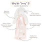 Simple Blossom Bunny Buddy Blanket - Magnolia BabySoft Toy