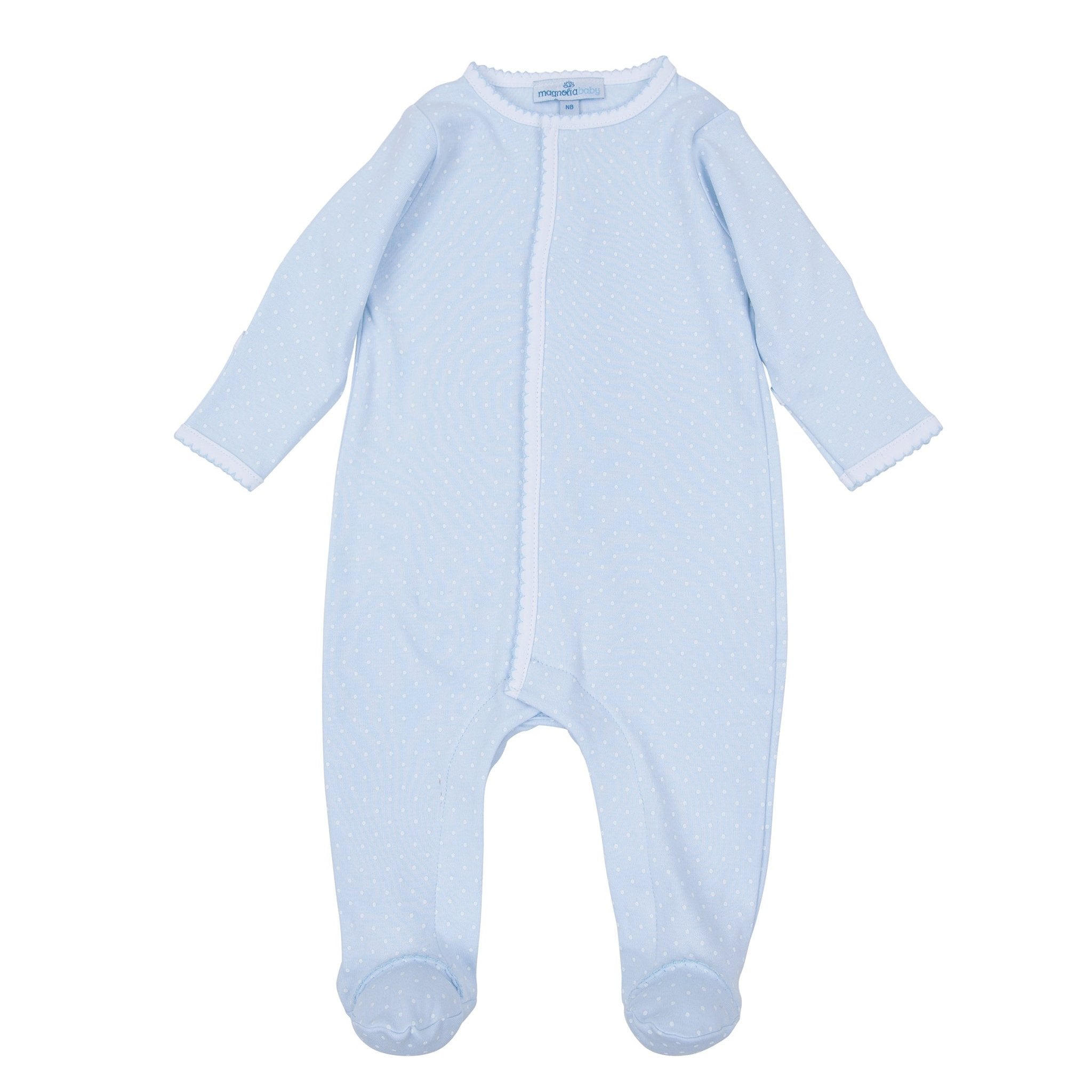Simply Sweet Footie - Light Blue - Magnolia BabyFootie