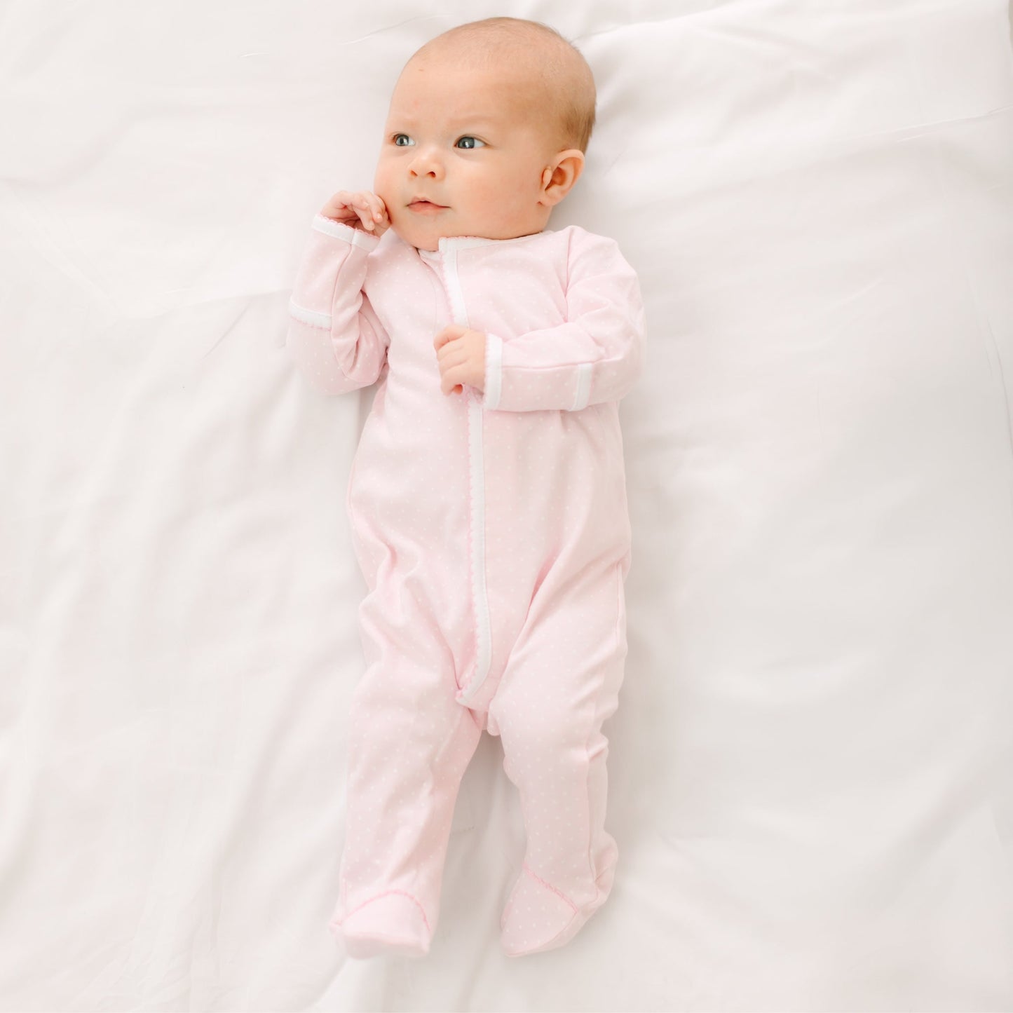 Simply Sweet Footie - Pink - Magnolia BabyFootie