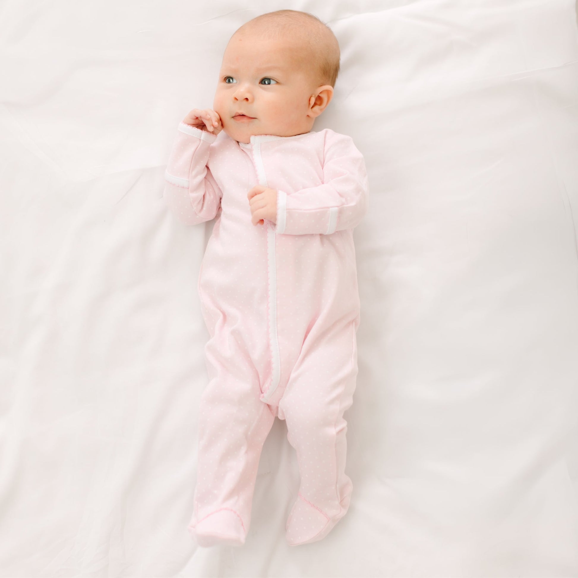 Simply Sweet Footie - Pink - Magnolia BabyFootie