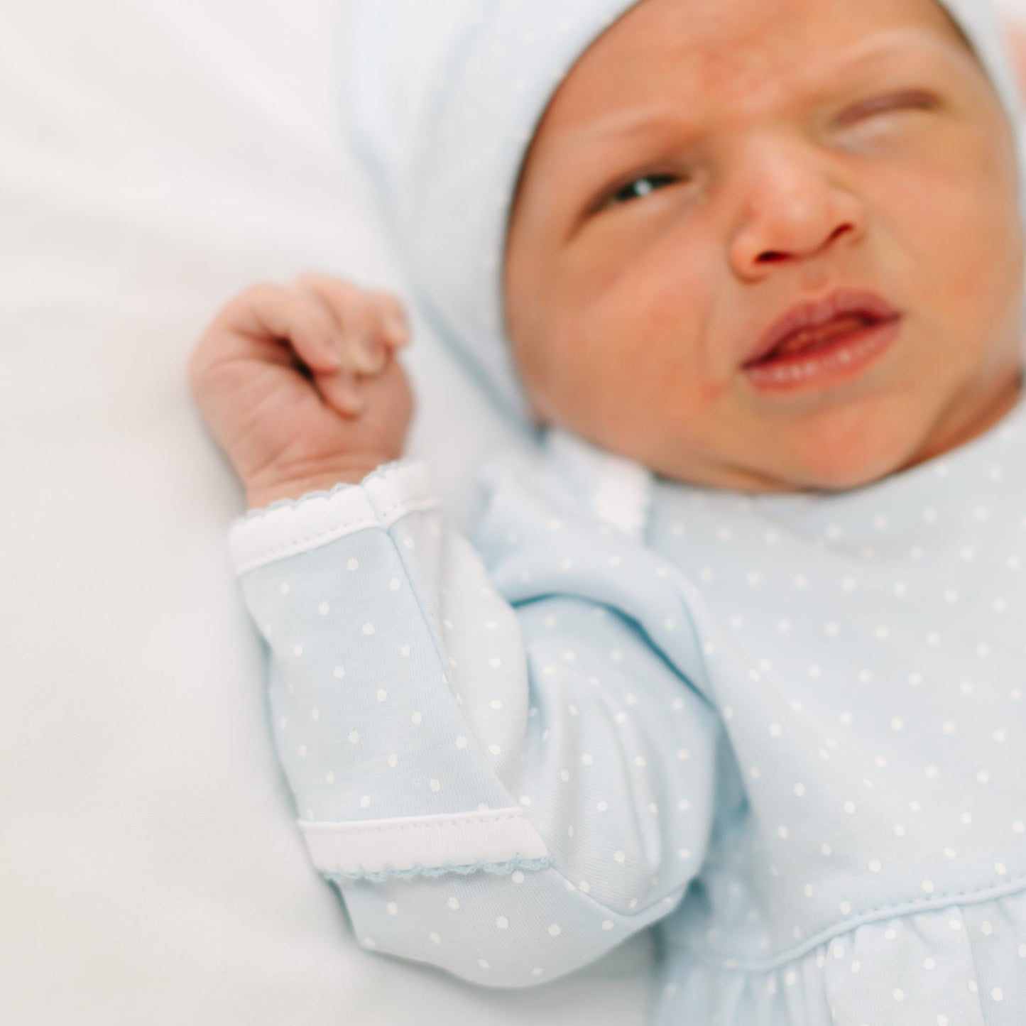 Simply Sweet Gathered Gown - Light Blue - Magnolia BabyGown