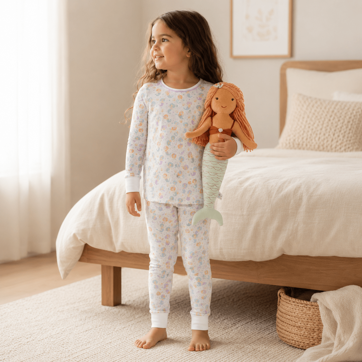 Sirena Mermaid Long Pajamas - Magnolia BabyLong Pajamas