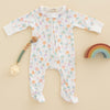 Sirena Ruffle Zip Footie by Luna & Arlo - Magnolia BabyFootie