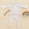 Sirena Ruffle Zip Footie by Luna & Arlo - Magnolia BabyFootie