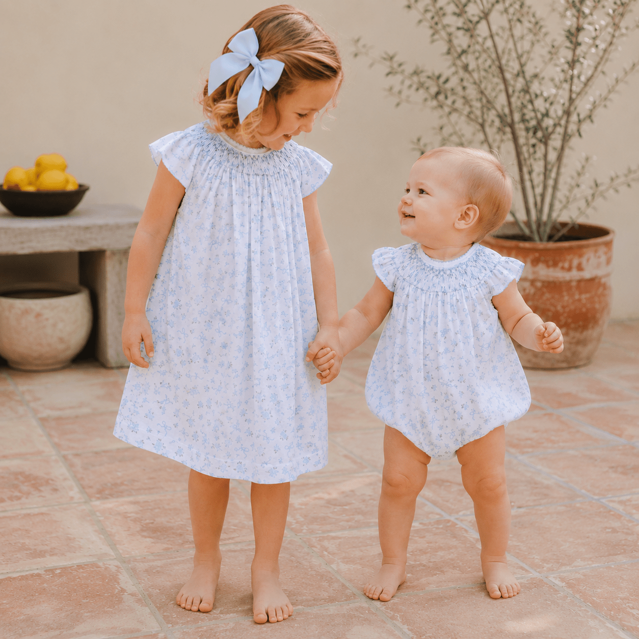 Sisters Bishop Smocked Dress + Bubble Set - Eloise's Classics - Magnolia BabyDress