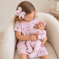 Luna and Arlo_Sisters Set - Little Wranglers Nightdress + Zip Footie_1