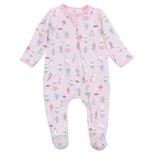  Ski Buddies Zip Footie - Pink - Magnolia BabyFootie