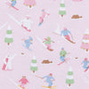 Ski Buddies Zip Pajamas - Pink - Magnolia BabyZipper Pajamas