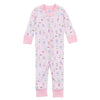 Ski Buddies Zip Pajamas - Pink - Magnolia BabyZipper Pajamas