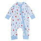 Ski Buddies Zip Playsuit - Light Blue - Magnolia BabyPlaysuit