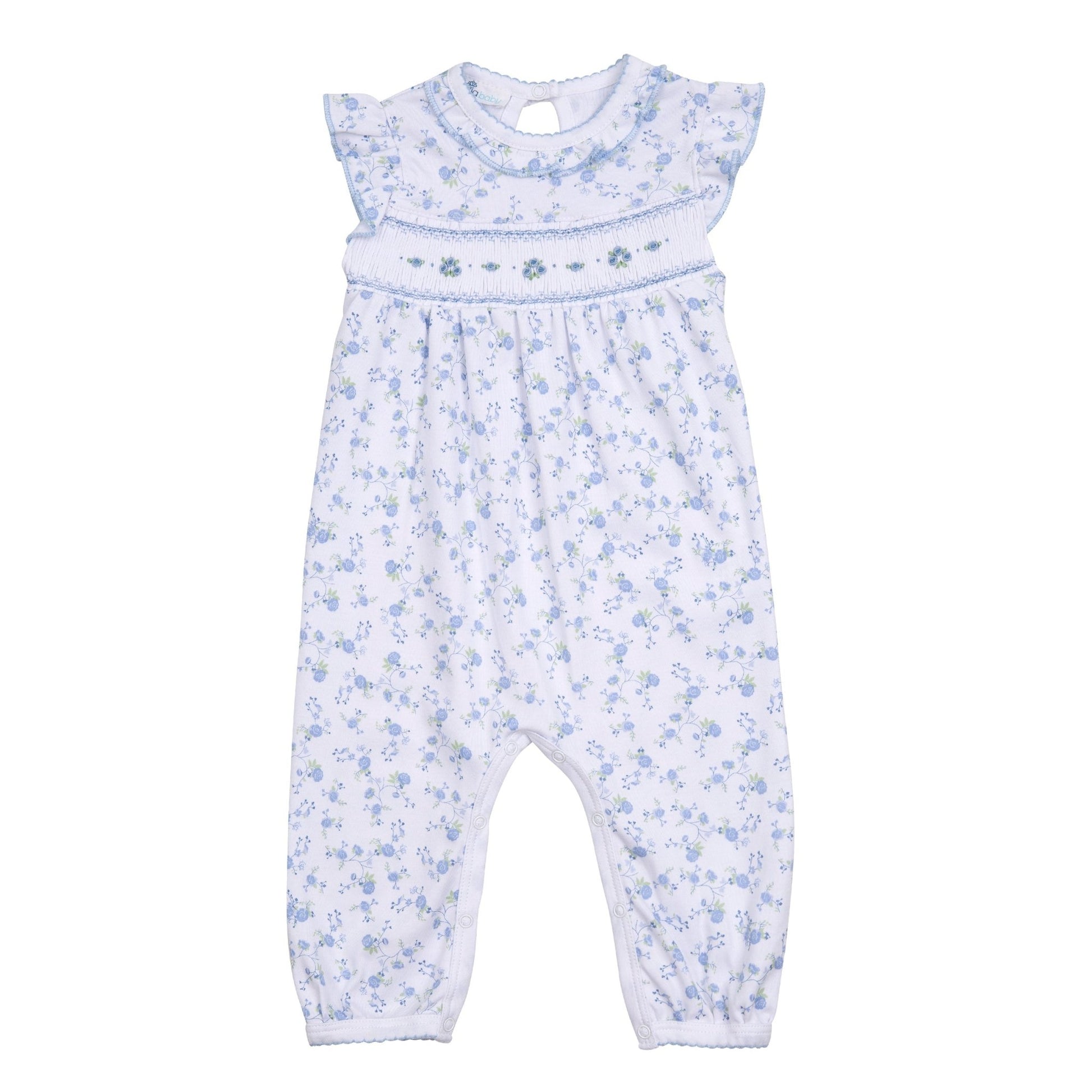 Skylar's Classics Smocked Playsuit - Magnolia BabyPlaysuit