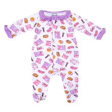  Slumber Party! Print Ruffle Footie - Magnolia BabyFootie