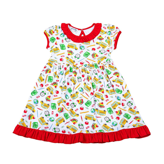 Smarty Pants Print Dress - Magnolia BabyDress