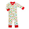 Smarty Pants Zip Pajamas - Magnolia BabyZipper Pajamas