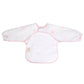Smock Bib for Baby & Toddler Long Sleeve (Pink Flowers) - Magnolia BabyBib