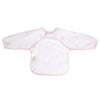 Smock Bib for Baby & Toddler Long Sleeve (Pink Flowers) - Magnolia BabyBib