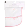Smock Bib for Baby & Toddler Long Sleeve (Pink Flowers) - Magnolia BabyBib