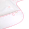 Smock Bib for Baby & Toddler Long Sleeve (Pink Flowers) - Magnolia BabyBib