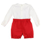 Smocked Tab Red Shorts Set - Magnolia BabyShort Set