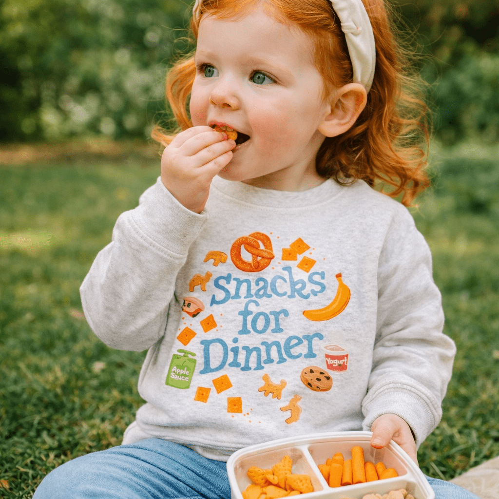 Snacks for Dinner Sweatshirt - Magnolia BabySweatshirt