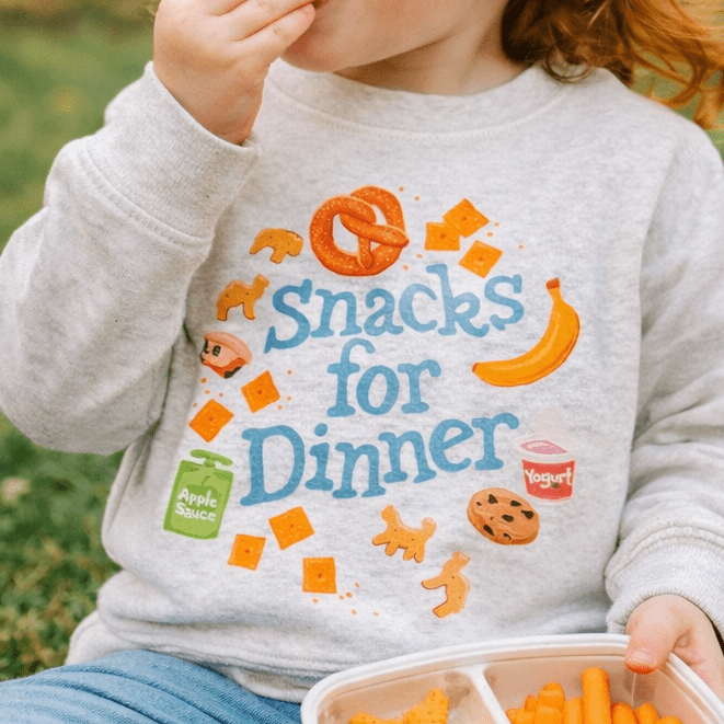 Snacks for Dinner Sweatshirt - Magnolia BabySweatshirt