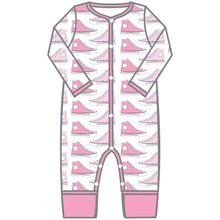  Sneakers Pink Printed Playsuit - Magnolia BabyPlaysuit