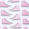 Sneakers Pink Zipper Pajamas - Magnolia BabyZipper Pajamas