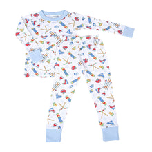  Snow Ready! Long Pajamas - Blue - Magnolia BabyLong Pajamas