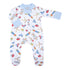 Snow Ready! Zip Footie - Blue - Magnolia BabyFootie