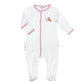 So This is Love Embroidered Ruffle Footie - Magnolia BabyFootie