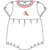 So this is Love Embroidered Short Sleeve Bubble - Magnolia BabyBubble