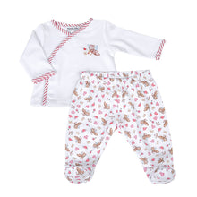  So this is Love Embroidered X - Tee Footed Pant Set - Magnolia Baby2pc Pant Set