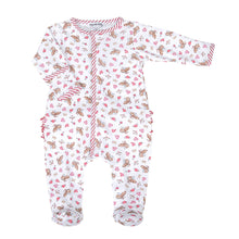  So this is Love Print Ruffle Footie - Magnolia BabyFootie