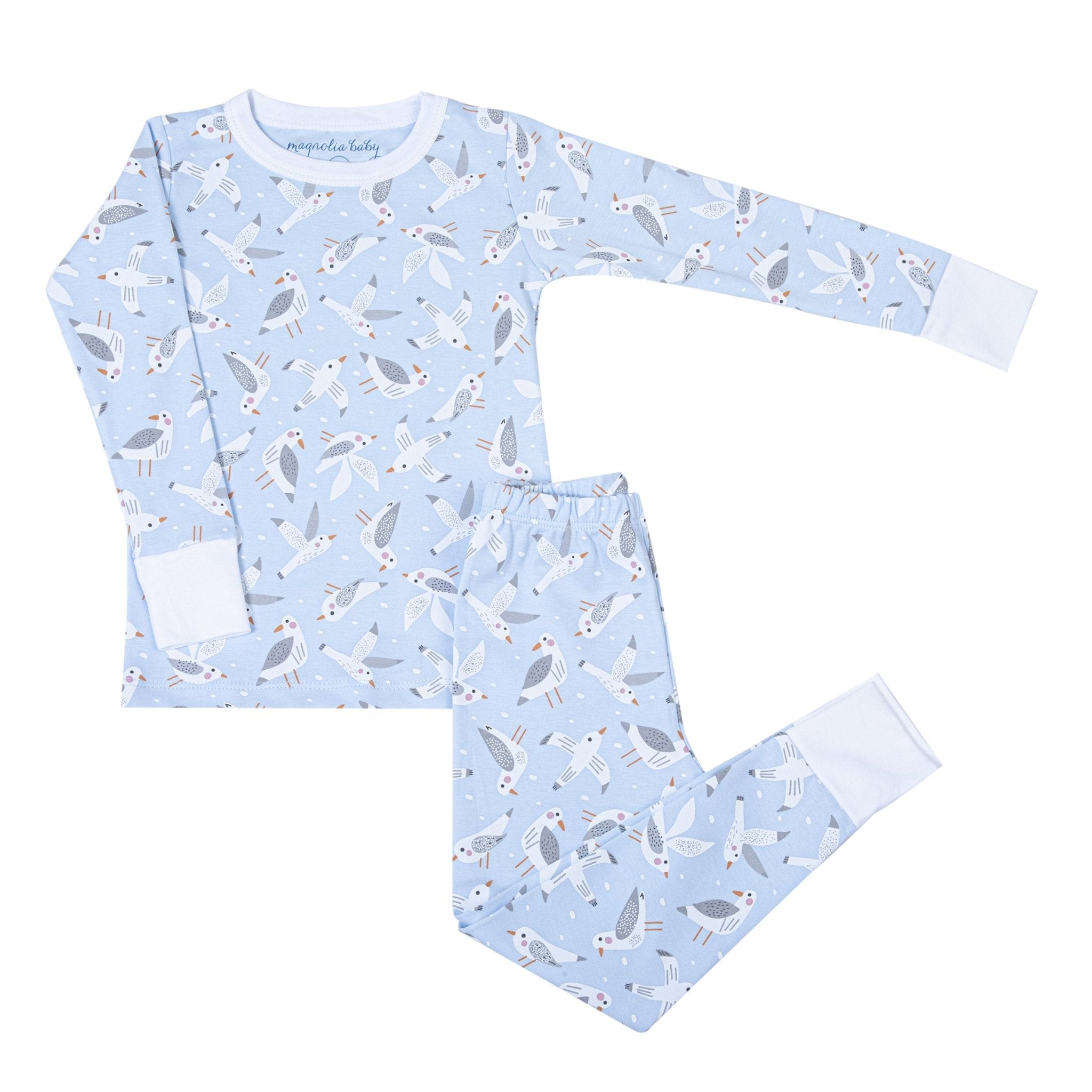 Soaring Seagull Long Pajamas - Magnolia BabyLong Pajamas