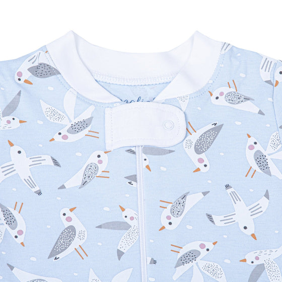 Soaring Seagull Zip Pajamas - Magnolia BabyZipper Pajamas