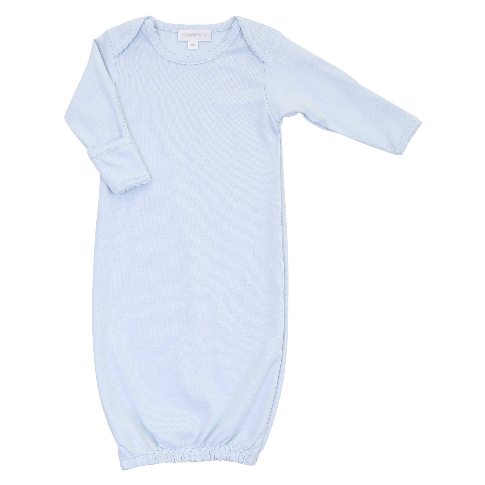 Solid Essentials Lap Gown - Blue - Magnolia BabyGown