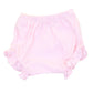 Solid Essentials Monogram Diaper Cover - Pink with Pink Trim - Magnolia BabyDiaper Cover